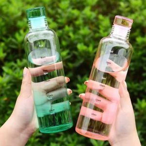 Transparent Water Bottle – Minimalist & Stylish | All Colors Available