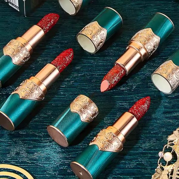 Covera Carved Lipstick Set – Velvet Matte Chinese Style Lipsticks (Waterproof & Long-lasting)
