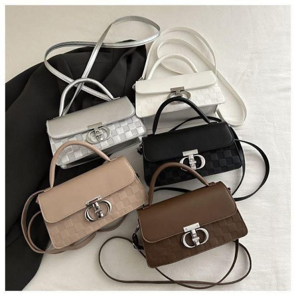 New Retro Small Square Bag – Premium Leather Crossbody for Daily Style