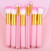 10 Pcs Luxury Makeup Brushes Set for Foundation