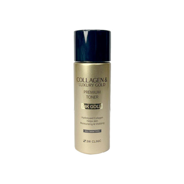 3w clinic collagen & luxury gold premium toner 30ml