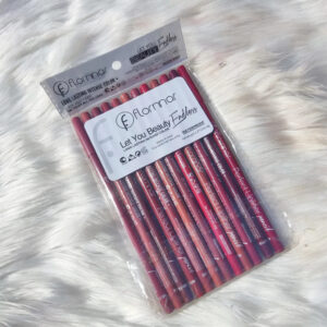 12 Colors Flormar Waterproof Matte Lip Liner Pencil Set