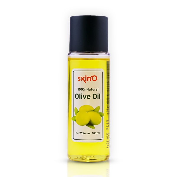 skin'O 100% Natural Olive Oil 100ml – Deep Nourishing Skin & Hair Care Oil