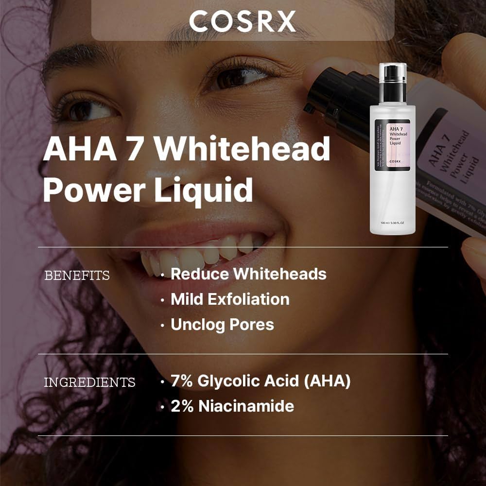 Cosrx Aha 7 Whitehead Power Liquid: Reveal Clear, Smooth Skin