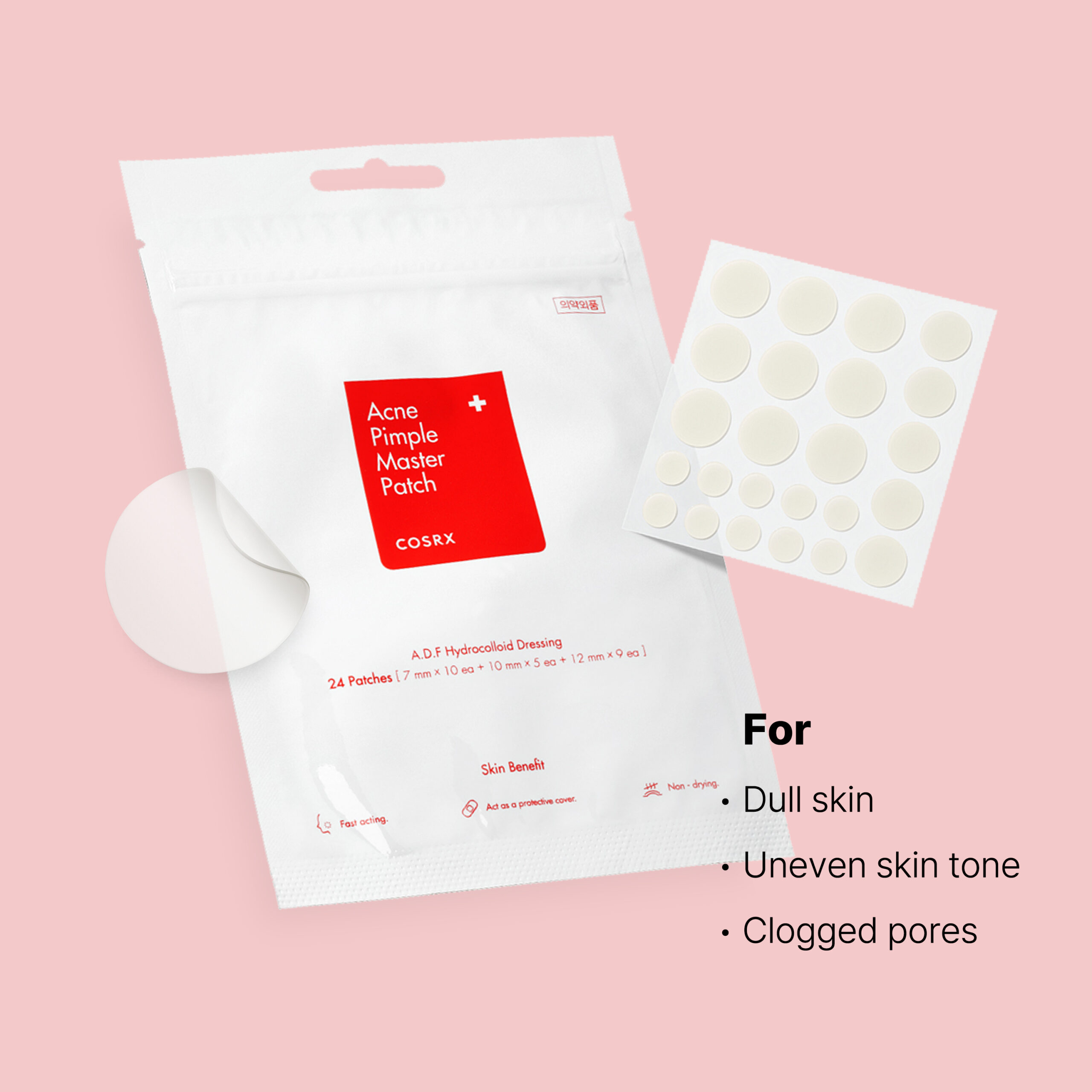 Cosrx Acne Pimple Master 24 Patches: Fast-Acting Blemish Solution