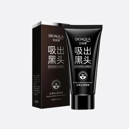 Bioaqua Blackhead Remover Cleaner Purifying Deep Cleansing Acne Black Mud Face Mask Peel-off 60g
