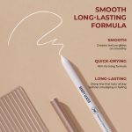 BEAUTY GLAZED Waterproof Silkworm Kajal Eyeliner – White - Image 3