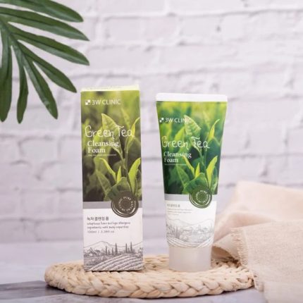 3w Clinic Green Tea Cleansing Foam 100 ml