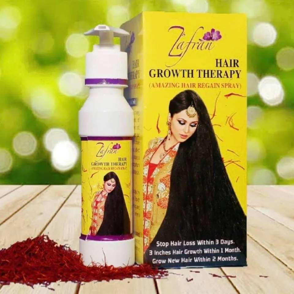 zafran hair growth Zafran Hair Growth Therapy (oil) - 150ml (Original) - Image 1